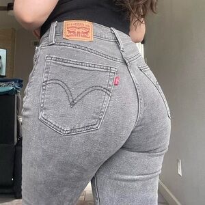 , wedgie fit grey / gray levis,